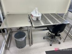 Lot (2) NTA Stainless Steel Work Tables