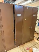 (2) Devon Metal Storage Cabinets w/ Contents.
