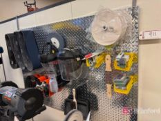 Stainless Steel Diamond Plated Wall Rack w/ Contents