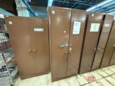 (3) Devon Metal Storage Cabinets w/ Contents.