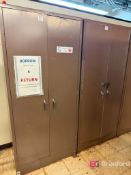 (2) Devon Metal Storage Cabinets w/ Contents