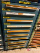 Stanley Vidmar 10 Drawer Storage Cabinet w/ Contents