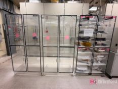 Lot (3) H & S Products Desiccant 4 Door Cabinets