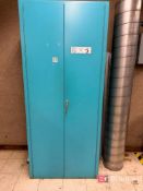 Metal Storage Cabinet w/ Contents
