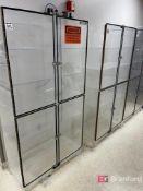 Lot (2) H & S 4 Door Desiccant Storage Cabinets