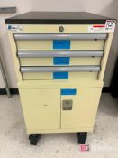 Lista Storage Cabinet on Locking Casters w/ Contents