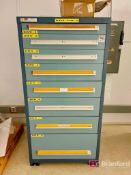 Vidmar Cabinet w/ 8-Drawers. w/ Contents