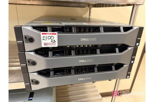 Dell Emc R730 (3) Dell EMC Power Edge R730 E31S Rack Servers, Located: Basement
