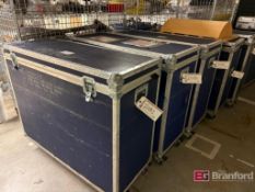 (4) Silicon Wafer Traveling Cases on Casters
