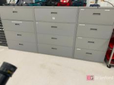 Lot (3) Metal Filing Cabinets