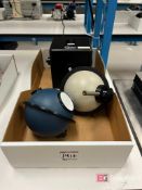 Lot consisting of (2) Optical Testing Spheres, (1) Labsphere Block