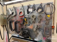 Stainless Steel Diamond Plated Wall Rack w/ Contents