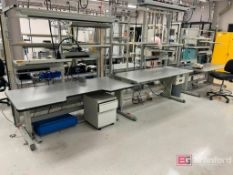 Lot (5) Industrial Workbenches