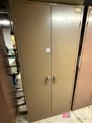 Devon Metal Storage Cabinet w/ Contents