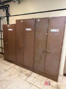 (3) Devon Metal Storage Cabinets w/ Contents.