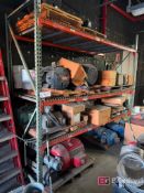 Lot consisting of (19) Assorted Motors on Pallet Racking