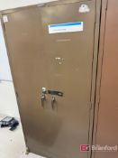 Metal Storage Cabinet w/ Contents