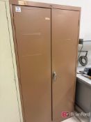 Metal Storage Cabinet w/ Contents
