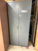 (2) Metal Storage Cabinets w/ Contents