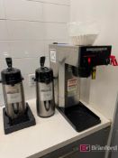 (1) Newco Commercial Coffee Maker/(6) Amana Commercial Microwaves, etc