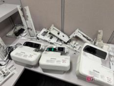 (2) Epson Bright Link 585Wi LCD Projectors/Epson Power Lite 685W LCD Projector
