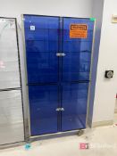 Ampro 4 Door Desiccant Storage Cabinet; Blue