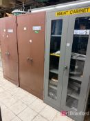 Assorted Metal Storage Cabinets w/ Contents