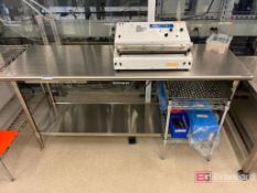 Eagle Spec-Master Stainless Steel Electric Adjustable Height Worktable