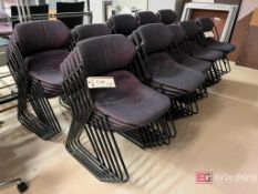 Approximately (55) American Standard Acton Standard Purple Chairs