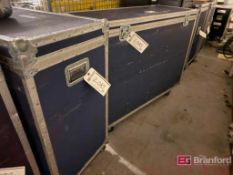(4) Silicon Wafer Traveling Cases on Casters