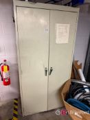 Metal Storage Cabinet w/ Contents