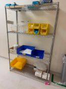 Wire Metro Rack w/ Contents