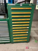 Stanley Vidmar 12 Drawer Storage Cabinet w/ Contents