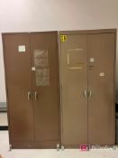 (2) 7' High Devon Industrial Storage Cabinets w/ Contents