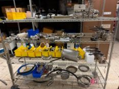 Metro Rack on Casters w/ Various Spare Parts Included