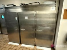 Traulsen 3-Section Roll Through Commercial Refrigerator; Model: ARI332LPUT