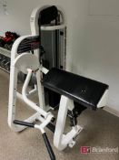 Body Masters Arm Curl 150lb weight stack; Model: XB985