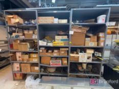 Lot (4) Industrial Storage Racks w/ Contents