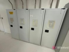 Lot (4) Securall Flammable Storage Cabinets