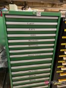 Lista 15 Drawer Storage Cabinet w/ Contents