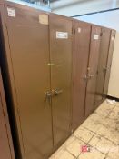 (3) Devon Metal Storage Cabinets w/ Contents