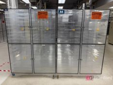 Lot (4) Microtech Desiccant Storage Cabinets