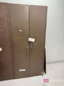 Metal Storage Cabinet w/ Contents