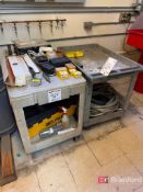 Lot (2) Push Carts on Casters w/ Contents