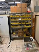 Locking Metro Cage Rack on Casters w/ Contents