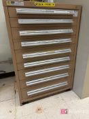 Stanley Vidmar 9 Drawer Storage Cabinet w/ Contents
