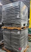(2) Pallets of Plastic Nesting Storage Bins w/ Integrated Lids