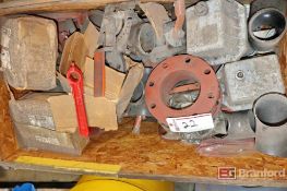 Lot of Assorted Plumbing and Sprinkler Parts, Gate Valves