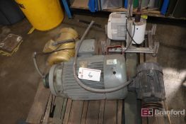 Pallet of Assorted Motors and PowerFlex 40 Drive