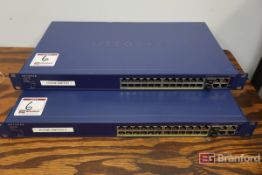 (2) Netgear FS728TP Switches